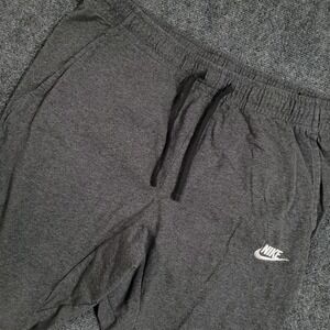VTG Nike Sweatpants Men's‎ Size Large Gray Embroidered Swoosh Blue Tag Joggers